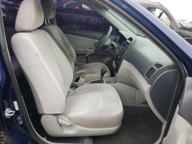 Photo 5 from auction – 2008 KIA SPECTRA EX with VIN KNAFE122285577947