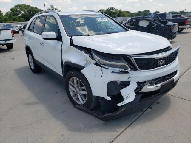 KIA SORENTO LX 2015 with VIN 5XYKT4A75FG635222 - Photo from auction