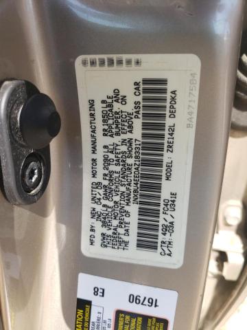 Photo 10 from auction – 2010 TOYOTA COROLLA BA with VIN 1NXBU4EE0AZ183317