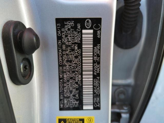 Photo 10 from auction – 2013 LEXUS ES 300H with VIN JTHBW1GG5D2026165