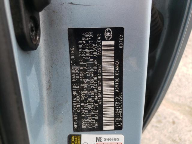 Photo 10 from auction – 2007 TOYOTA CAMRY CE with VIN 4T1BE46K37U613867