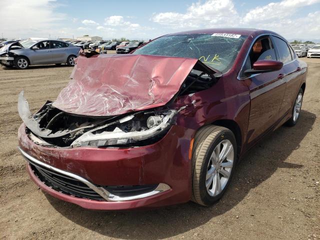 Photo 2 from auction – 2015 CHRYSLER 200 LIMITE with VIN 1C3CCCAB0FN649240