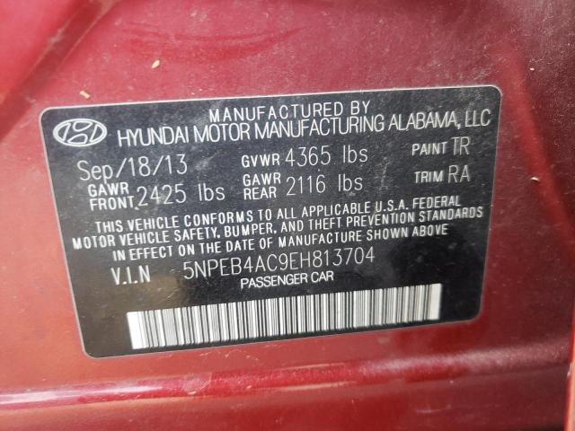 Photo 10 from auction – 2014 HYUNDAI SONATA GLS with VIN 5NPEB4AC9EH813704