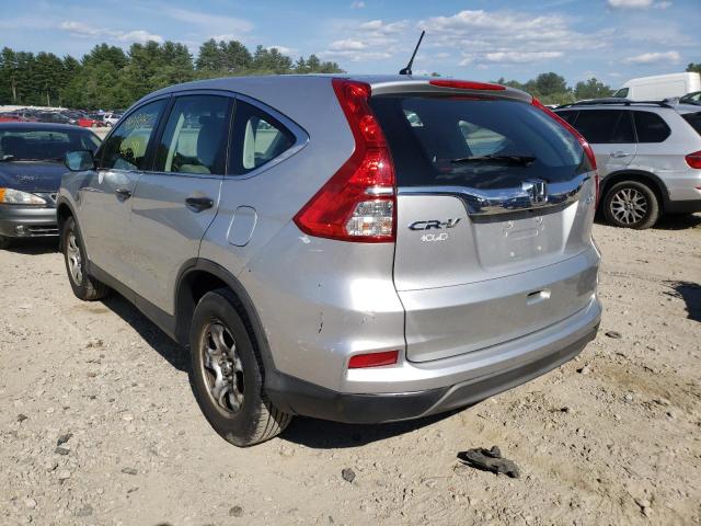 Photo 3 from auction – 2015 HONDA CR-V LX with VIN 5J6RM4H30FL020980