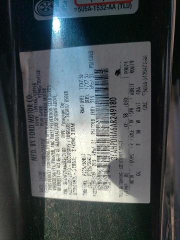 Photo 10 from auction – 2010 FORD FUSION with VIN 3FAHP0HA6AR249180