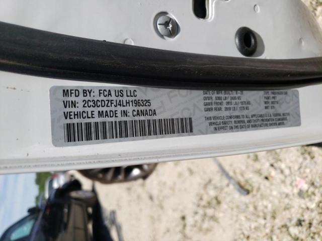 Photo 10 from auction – 2020 DODGE CHALLENGER with VIN 2C3CDZFJ4LH196325
