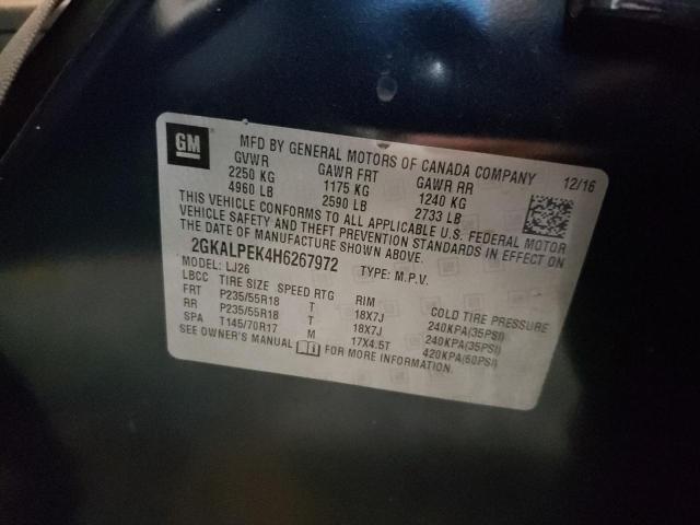 Photo 10 from auction – 2017 GMC TERRAIN SL with VIN 2GKALPEK4H6267972