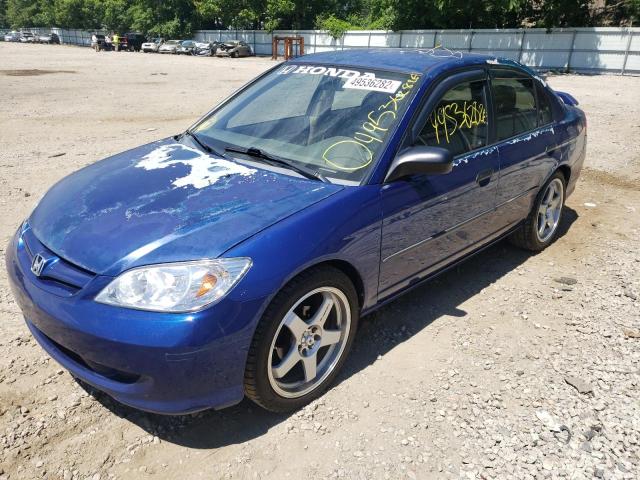 Photo 9 from auction – 2005 HONDA CIVIC DX V with VIN 2HGES16335H558632
