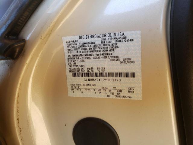 Photo 10 from auction – 2002 LINCOLN LS with VIN 1LNHM87A42Y709373