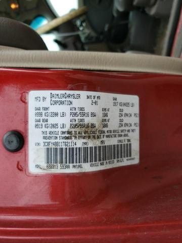 Photo 10 from auction – 2001 CHRYSLER PT CRUISER with VIN 3C8FY4BB11T621114