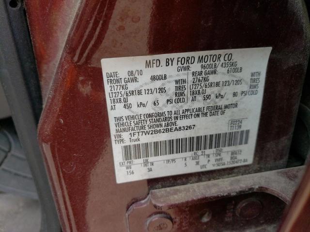 Photo 10 from auction – 2011 FORD F250 SUPER with VIN 1FT7W2B62BEA83267