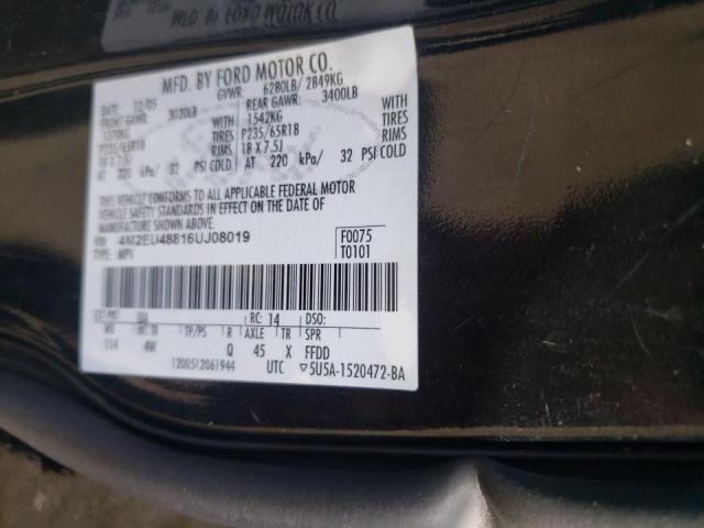 Photo 10 from auction – 2006 MERCURY MOUNTAINEE with VIN 4M2EU48816UJ08019