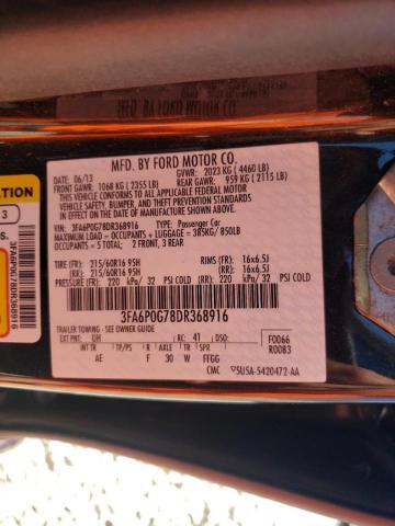 Photo 10 from auction – 2013 FORD FUSION S with VIN 3FA6P0G78DR368916