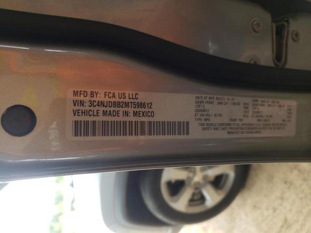 Photo 10 from auction – 2021 JEEP COMPASS LA with VIN 3C4NJDBB2MT598612