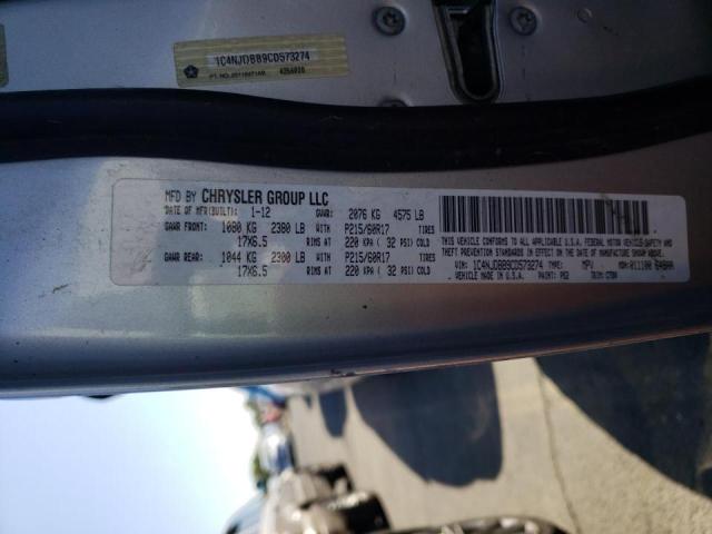 Photo 10 from auction – 2012 JEEP COMPASS SP with VIN 1C4NJDBB9CD573274
