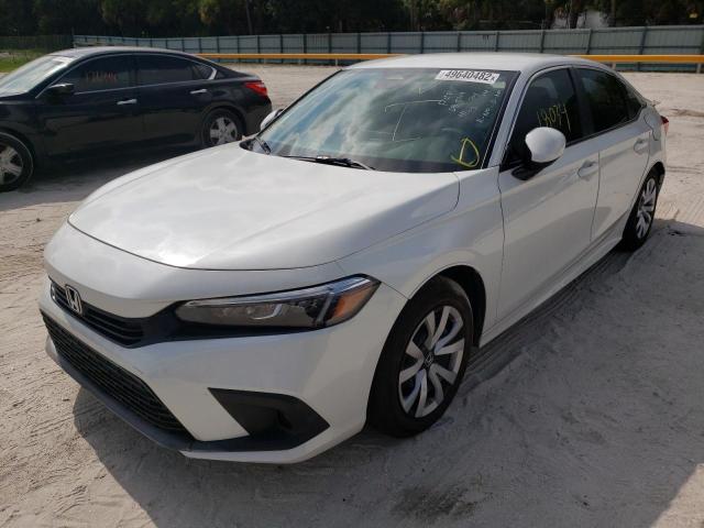 Photo 2 from auction – 2022 HONDA CIVIC LX with VIN 2HGFE2F23NH520567