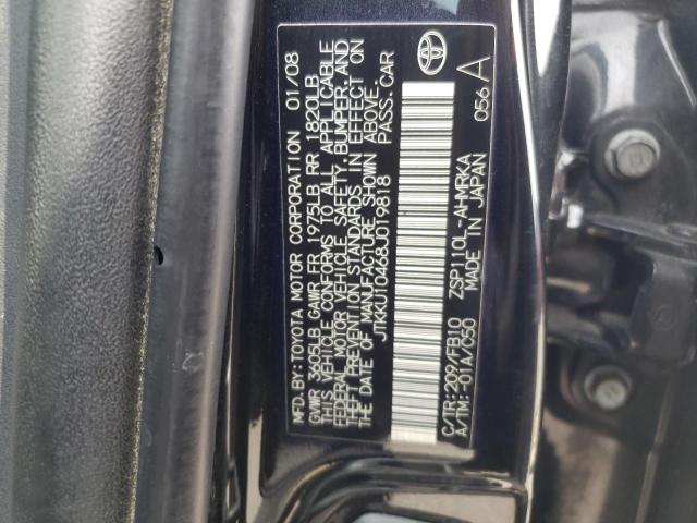 Photo 10 from auction – 2008 SCION XD with VIN JTKKU10468J019818