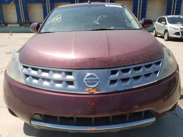Photo 9 from auction – 2006 NISSAN MURANO SL with VIN JN8AZ08T16W406890