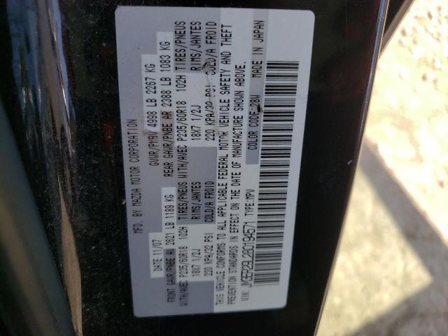 Photo 10 from auction – 2008 MAZDA CX-7 with VIN JM3ER29L280194571