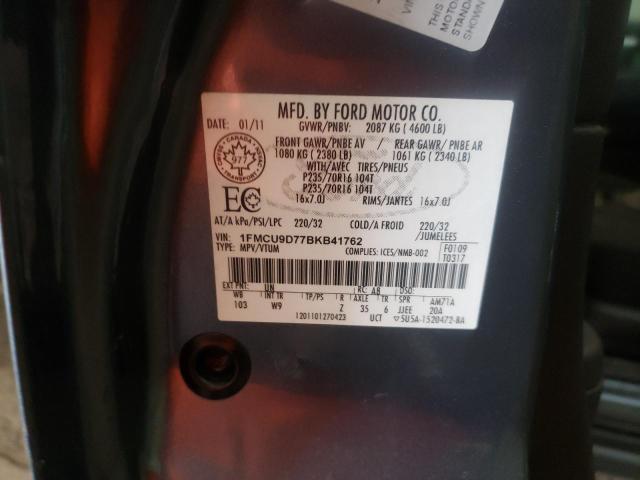 Foto 10 de la subasta – 2011 FORD ESCAPE XLT con VIN 1FMCU9D77BKB41762