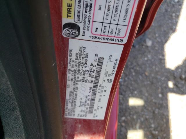 Photo 10 from auction – 2011 FORD FIESTA SE with VIN 3FADP4EJXBM191275