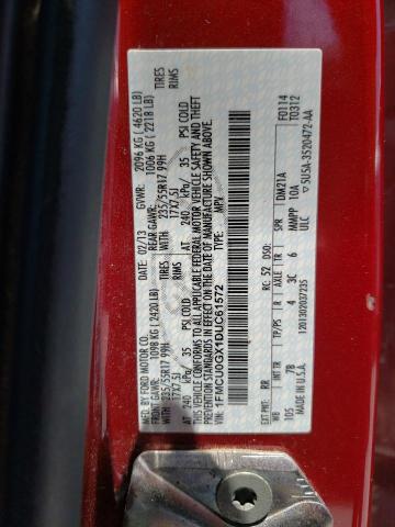 Photo 10 from auction – 2013 FORD ESCAPE SE with VIN 1FMCU0GX1DUC61572