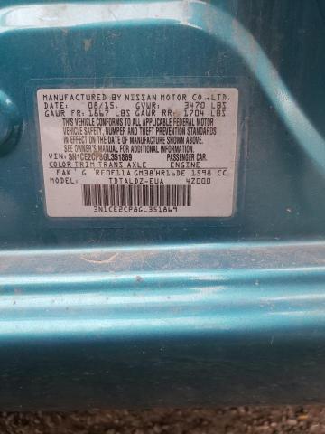 Photo 10 from auction – 2016 NISSAN VERSA NOTE with VIN 3N1CE2CP8GL351869
