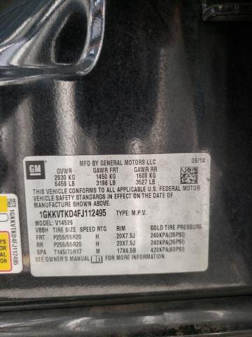 Photo 10 from auction – 2015 GMC ACADIA DEN with VIN 1GKKVTKD4FJ112495