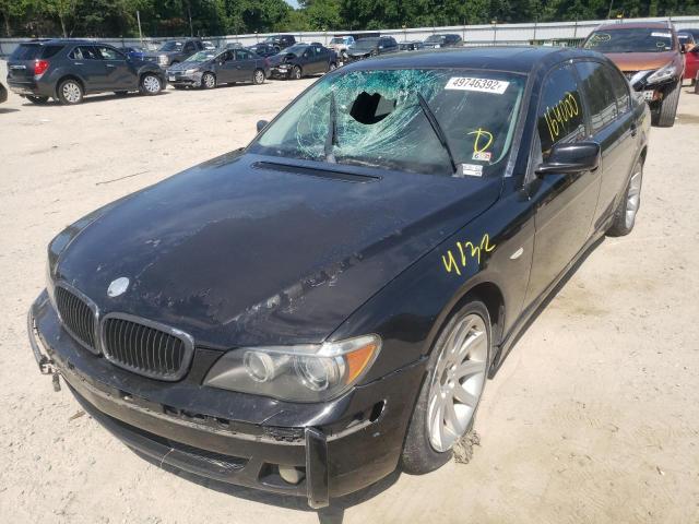 Photo 9 from auction – 2006 BMW 750 LI with VIN WBAHN83516DT59169
