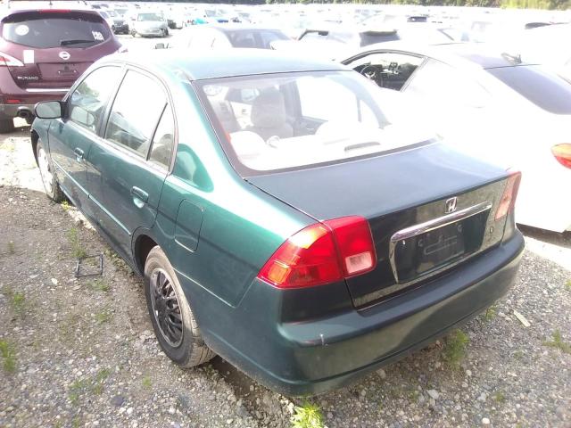 Photo 3 from auction – 2002 HONDA CIVIC EX with VIN 2HGES26782H571848
