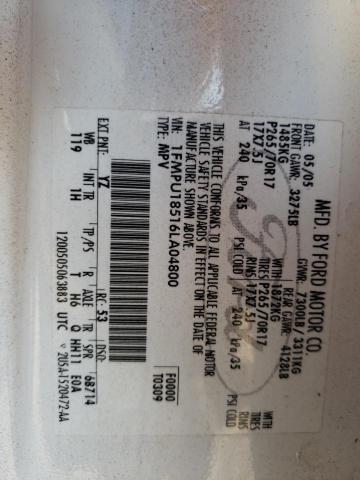 Photo 10 from auction – 2006 FORD EXPEDITION with VIN 1FMPU18516LA04800