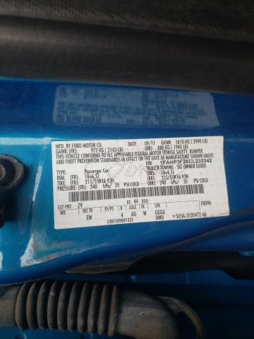 Photo 10 from auction – 2012 FORD FOCUS SE with VIN 1FAHP3F25CL233342