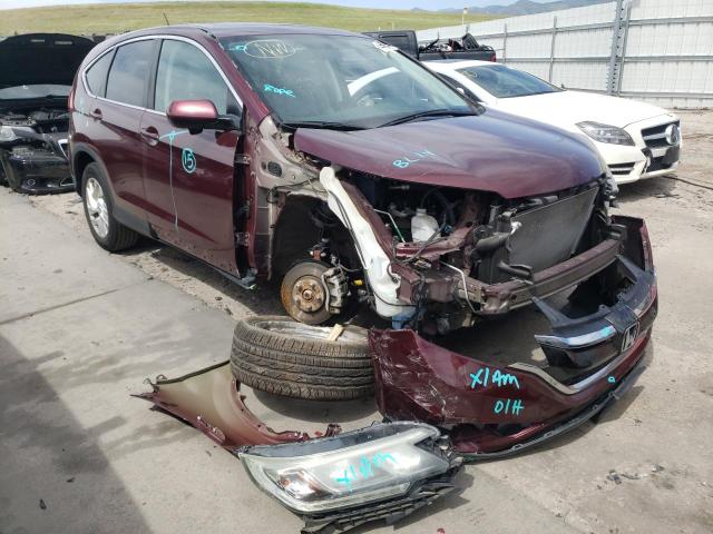 HONDA CR-V EX 2015 with VIN 5J6RM4H58FL001823 - Photo from auction