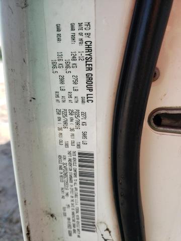 Photo 10 from auction – 2012 DODGE JOURNEY SE with VIN 3C4PDCAB5CT255318