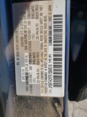 Photo 10 from auction – 2019 MAZDA CX-5 TOURI with VIN JM3KFACM7K1564518