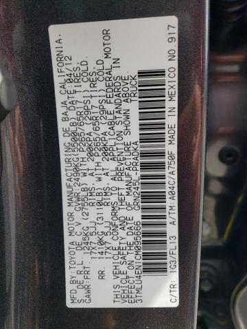 Photo 10 from auction – 2012 TOYOTA TACOMA DOU with VIN 3TMLU4EN1CM095666