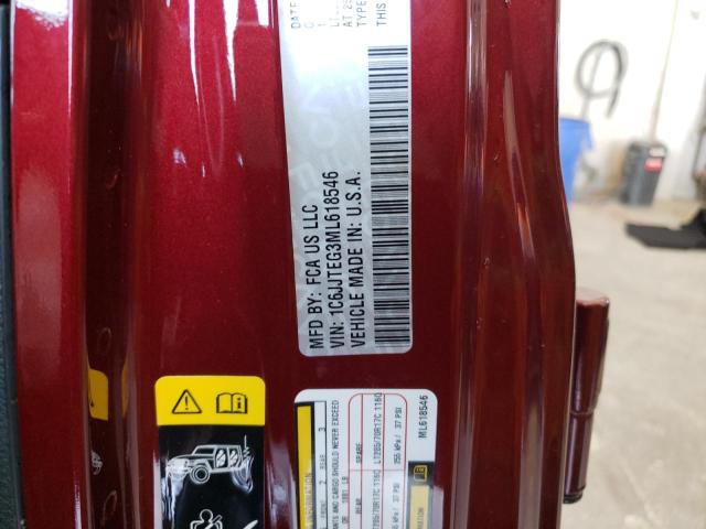 Photo 10 from auction – 2021 JEEP GLADIATOR with VIN 1C6JJTEG3ML618546