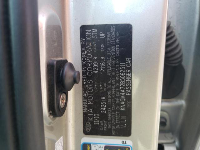 Photo 10 from auction – 2011 KIA OPTIMA LX with VIN KNAGM4A72B5062511
