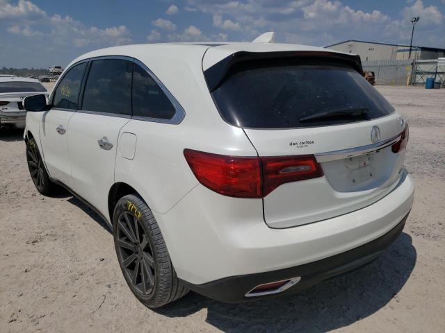 Фото 3 с аукциона – 2014 ACURA MDX TECHNO с VIN 5FRYD4H44EB046377