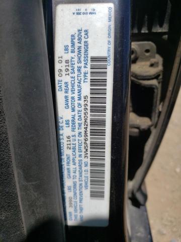 Photo 10 from auction – 2002 VOLKSWAGEN JETTA GLS with VIN 3VWSP69M42M059935