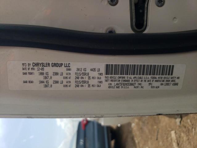 Photo 10 from auction – 2010 JEEP COMPASS LI with VIN 1J4NT5FB2AD538027