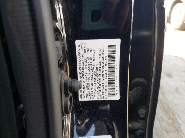 Photo 10 from auction – 2015 HONDA CR-V EXL with VIN 2HKRM3H71FH519844