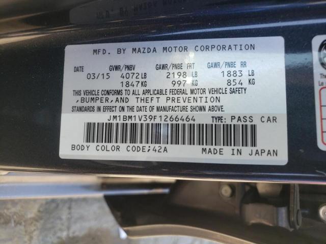 Photo 10 from auction – 2015 MAZDA 3 TOURING with VIN JM1BM1V39F1266464