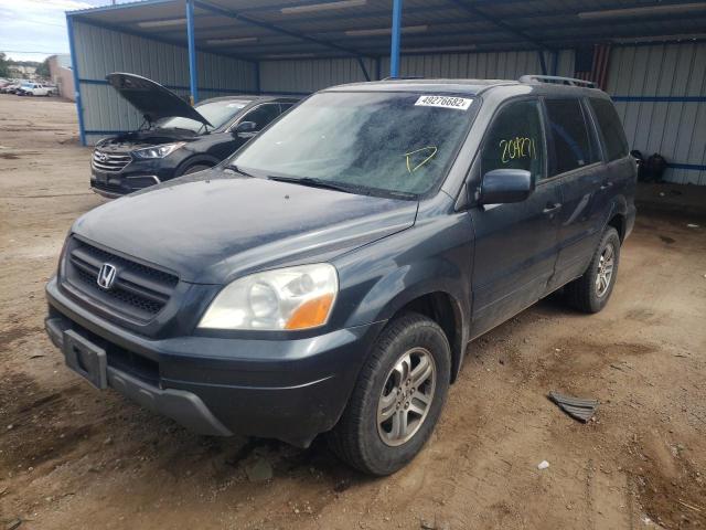 Photo 2 from auction – 2004 HONDA PILOT EXL with VIN 2HKYF18524H597782
