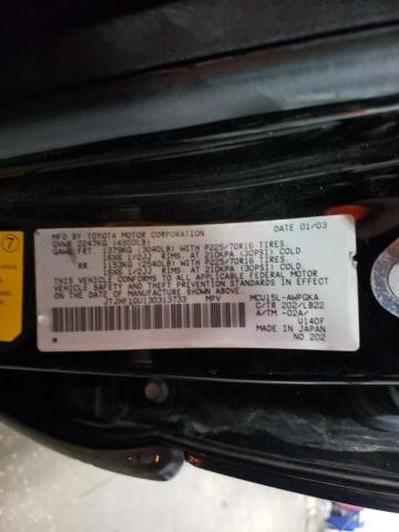 Photo 10 from auction – 2003 LEXUS RX 300 with VIN JTJHF10U130313733