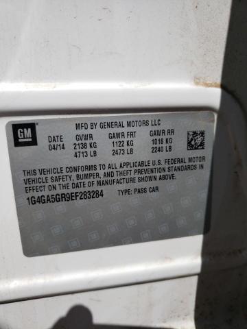 Photo 10 from auction – 2014 BUICK LACROSSE with VIN 1G4GA5GR9EF283284