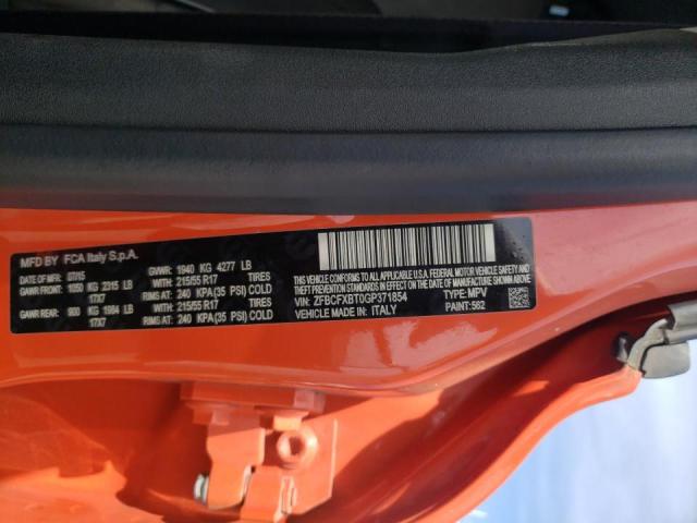 Photo 10 from auction – 2016 FIAT 500X EASY with VIN ZFBCFXBT0GP371854