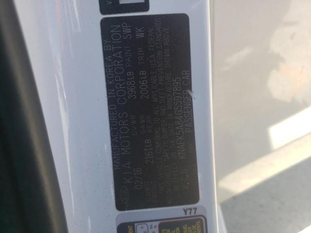 Photo 10 from auction – 2016 KIA FORTE LX with VIN KNAFK5A84G5597895