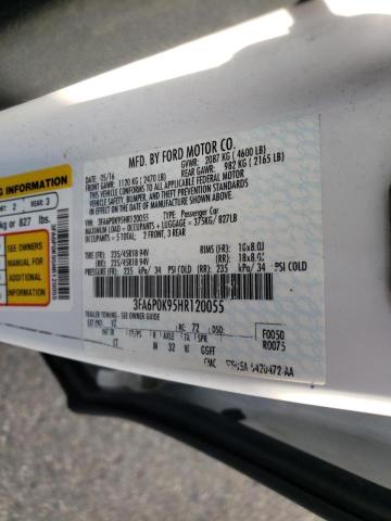 Photo 10 from auction – 2017 FORD FUSION TIT with VIN 3FA6P0K95HR120055