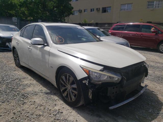 INFINITI Q50 BASE 2016 with VIN JN1CV7AP6GM201698 - Photo from auction